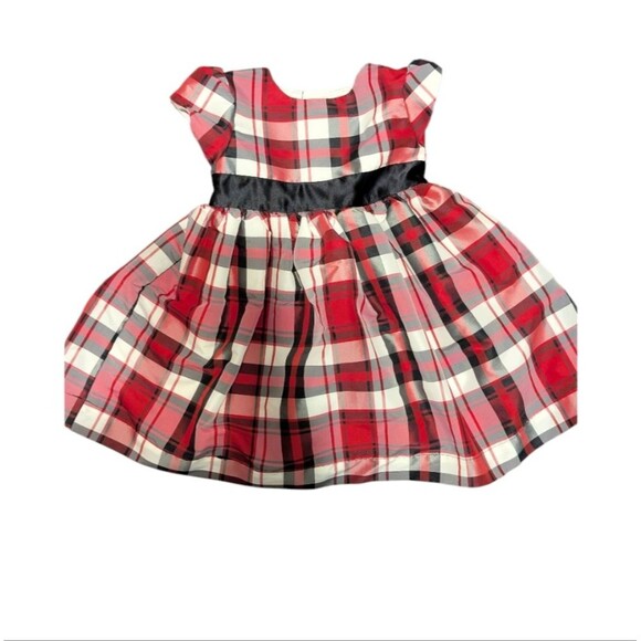 Carter's Holiday Plaid Dress Size 12 Months - Picture 1 of 3